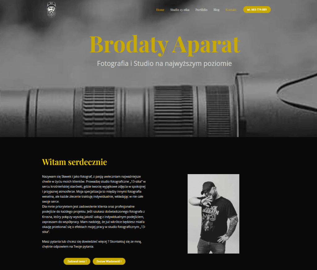 Strony internetowe Krosno - fotograf